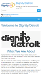Mobile Screenshot of dignitydetroit.org