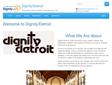 Tablet Screenshot of dignitydetroit.org